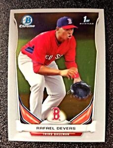 Lot of (10) 2014 Rafael Devers Red Sox Bowman Chrome #CTP37 Rookie Card rC QTY