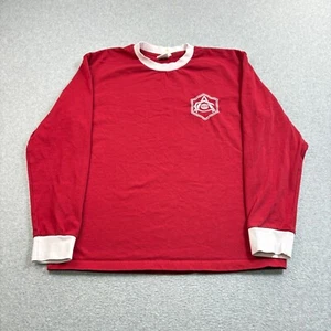 Arsenal Retro Shirt Men Large Red Soccer Team Home Game Athletic Football Sports - Picture 1 of 9