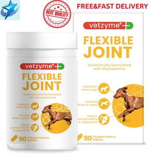 Vetzyme Flexible Joint Supplements for Senior Dogs 90 High quality Free delivery - Picture 1 of 3