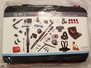CAMERA ACCESSORIES KIT UNIVERSAL SUPPORT 55 IN 1 NOMADIC GEAR NEW B4 - Picture 1 of 5