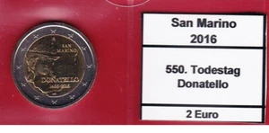 2 Euro Gedenkmünze San Marino 2016 Donatello - Bild 1 von 1