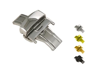 Reloj Pulsera Fit Omega 16 18 20 mm Despliegue Hebilla Cierre Suave Pulido - Imagen 1 de 13