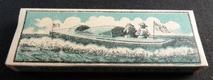 ANTIQUE CIGARETTE ROLLING PAPER BLACK CANOA 1900 TOBACCIANA COLLECTIBLE 032CDC - Imagen 1 de 1