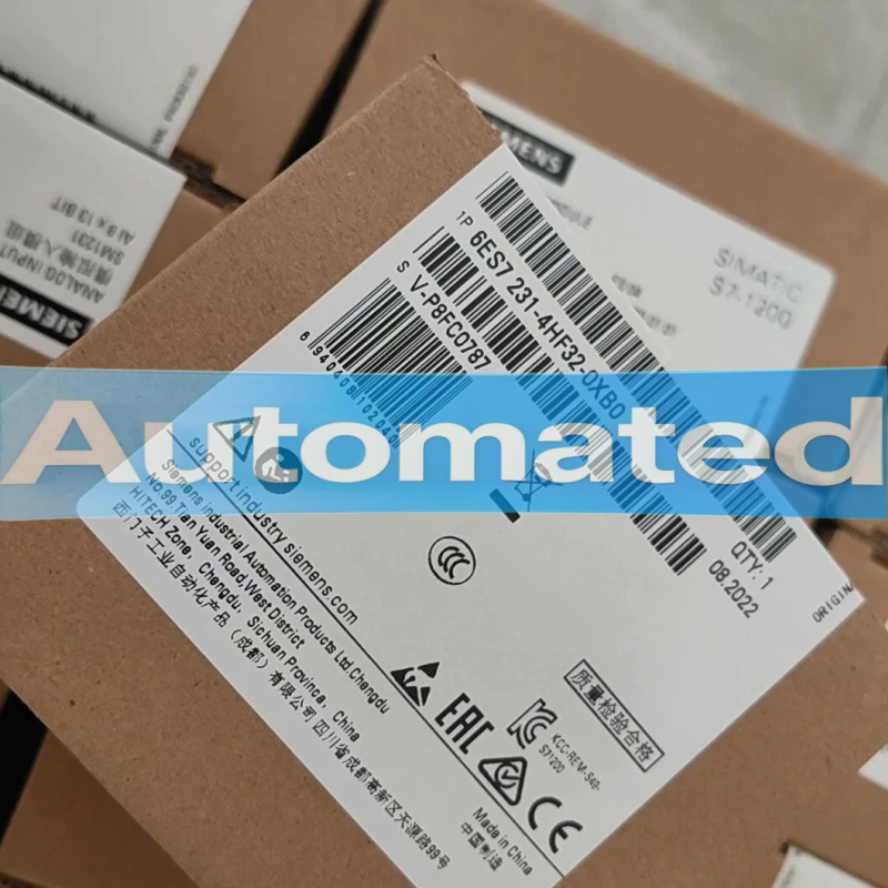 6ES7231-4HF32-0XB0 1PCS NEW SIEMENS Analog input module 6ES7231-4HF32-0XB0 - Image 1 of 3