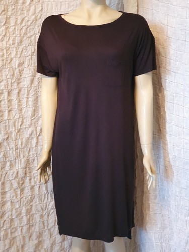 T Alexander Wang rayon tunica nera con taschino sul petto taglia L