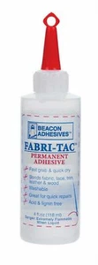 Beacon Adhesives FABRIC-TAC Permanent Adhesive, Bonds fabric, lace, trim 4 fl oz - Picture 1 of 1