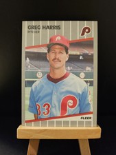 1989 Fleer - #570 Greg Harris PHILADELPHIA PHILLIES
