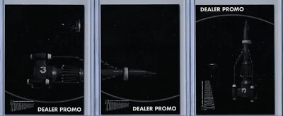 2019 Thunderbirds Dealer Promos SF1 SF2 SF3 Scifi Cards Unstoppable BW Proof UK - Image 1 of 2