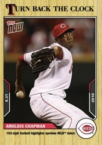 2021 Turn Back the Clock Aroldis Chapman Card #153 Free Shipping Always! - Picture 1 of 2