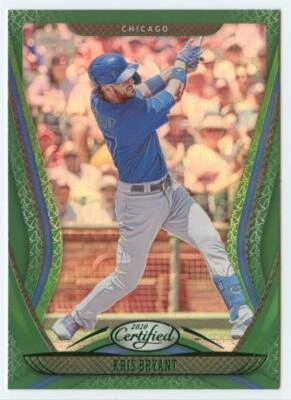 2020 Chronicles Certified Green #15 Kris Bryant NM-MT Cubs - Image 1 of 2
