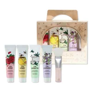 TONYMOLY 4Pc Mask Set Revitalizing & Lullaby Sleeping, Rescue, Morning + Brush - Picture 1 of 5