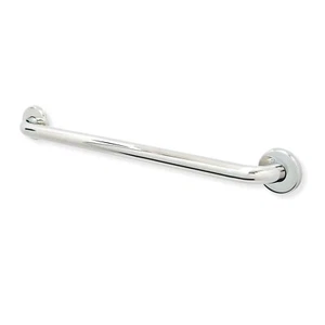 Shower Grab Bar Smooth Grip Polished Chrome | Holds Upto 400 lb - Picture 1 of 63