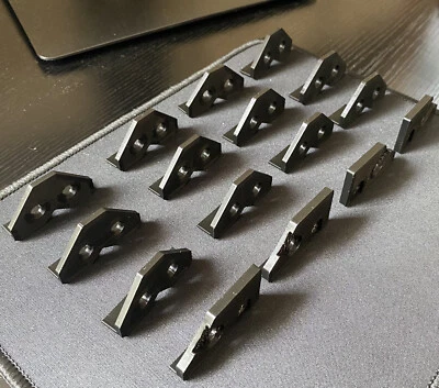 Fan Brackets for 8 GPU Veddha Mining Rig, Complete Set For 120/140mm Fans, Black - Image 1 of 4