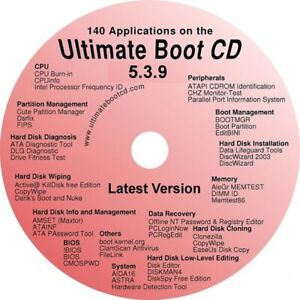 Ultimate Boot DVD Restore, Repair, Recovery Windows XP Vista 7 8 10 11 ver 5.3.9