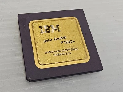 IBM 6x86 P120+, 6x86-2V2P120GC, 100MHz, Socket 7, 3.3V, Vintage CPU, CPU008 - Image 1 of 2