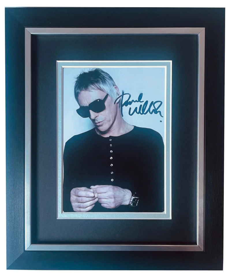 Paul Weller Signed 10x8 Framed Photo Autograph Display Jam Style Council Music - Image 1 of 4