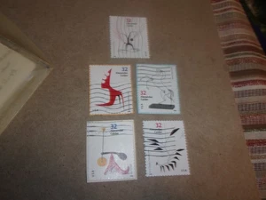 USA Used, 1998 Issue, 32 Cent Alexander Calder (Set of 5). Scott #3198-3202 - Picture 1 of 1