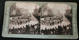 Inauguration  President Roosevelt 1905 West Point Cadets Parade Stereoview #58 - Picture 1 of 2
