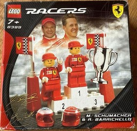 LEGO Racers M. Schumacher & R. Barrichello 8389 In 2004 New Retired