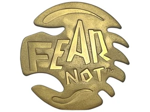 1994 Fear Less Brass POG Slammer Special Edition Heavy Metal Products Fear Not - Picture 1 of 2