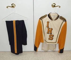 Stanbury/ Vtg INDEPENDENCE, OHIO "Blue Devils" HIGH SCHOOL MARCHING BAND UNIFORM - Picture 1 of 9