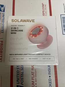 Solawave 2-In-1 Skincare Red And Infrared Light Therapy Compact New Sealed - Picture 1 of 3