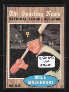 1962 Topps #391 Bill Mazeroski All-Star Pittsburgh Pirates - Picture 1 of 2