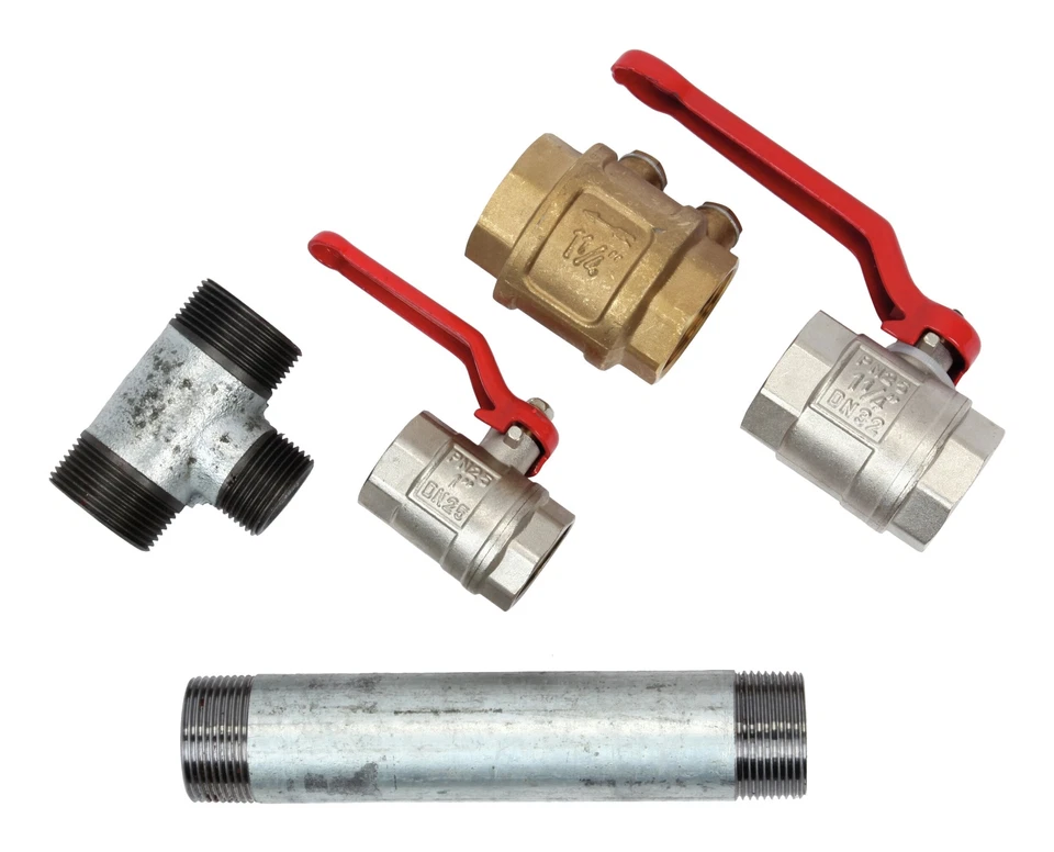 Floraworld Doppelter Pumpenstock 400 mm AG 1 1/4Z seitlich 1Z