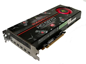 ATI XFX Radeon HD 5870 850M AMD Edition HD-587A-CNF9 Eyefinity 6 GDDR5 PCIe 2 GB - Imagen 1 de 2