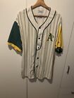 Starter Baseball Jersey Oakland Athletics As Size L  Retro Vintage Shirt