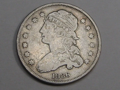 1836 Bust Quarter.  #23 Cover
