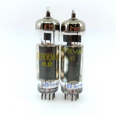 2 X TUBO WORKMAN PL82. PRODUCCIÓN TUNGSRAM. PAR A JUEGO. 34. CH148 Foto 1 de 4