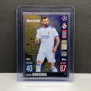 Karin Benzema Real Madrid GOAL MACHINE 21/22 Topps Match Attax - Picture 1 of 2