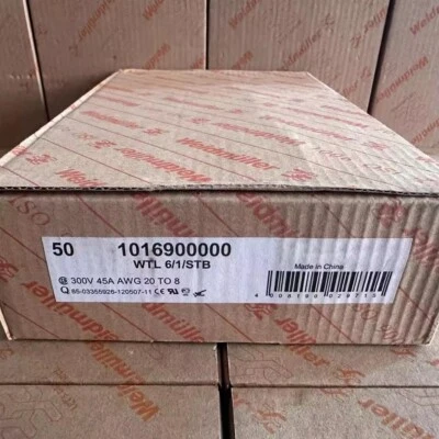 50pcs Weidmuller 1016900000 Current Test Terminal WTL 6/1/STB - Image 1 of 4