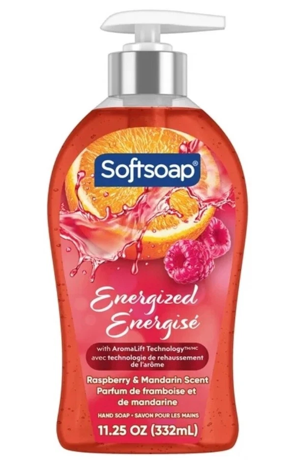 Softsoap Handsoap, Energized-Raspberry & Mandarin Scent, 11.25 Fl. Oz. - Image 1 of 1