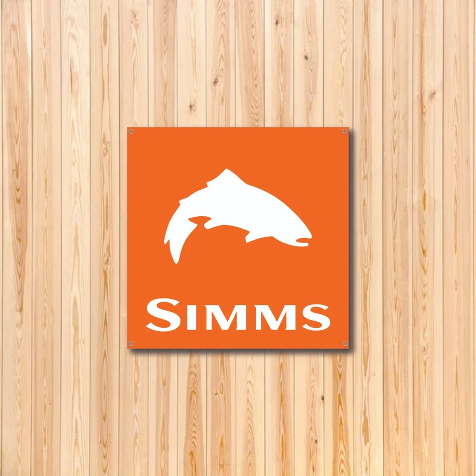 SIMMS FISHING 3'X3' VINYL BANNER - Image 1 of 1