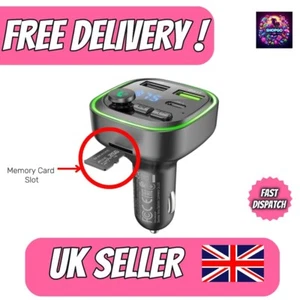 BOROFONE BC48 18W + QC3.0 In Car Bluetooth FM Transmitter - Picture 1 of 5