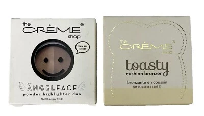 Crème Shop Lote De 2 - Cojín Bronceador 3 DEEP + HEY SOL SISTER Iluminador Dúo Foto 1 de 4