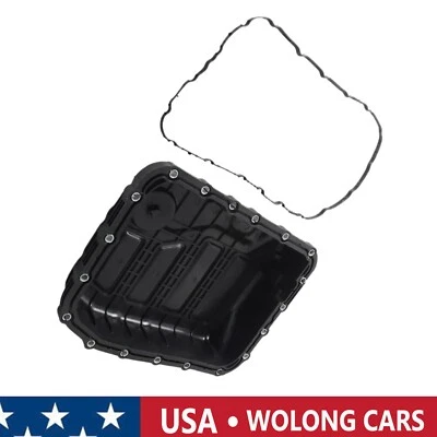 Cubierta de transmisión negra válvula cárter de aceite para Hyundai Santa Fe XL Sorento 13-18 Foto 1 de 4