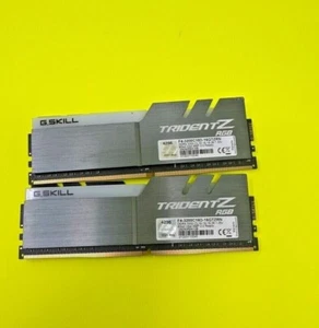 2 X 8GB = 16GB G. SKILL Trident Z RGB DDR4 3200 PC4-17000 F4-3200C16D-16GTZRN - Picture 1 of 1