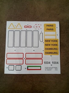 sympa notice plan poster autocollant livret playmobil ( batiment ) - Imagen 1 de 1
