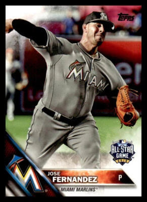 2016 Topps Update Jose Fernandez  All-Star US223 Miami Marlins - Image 1 of 2