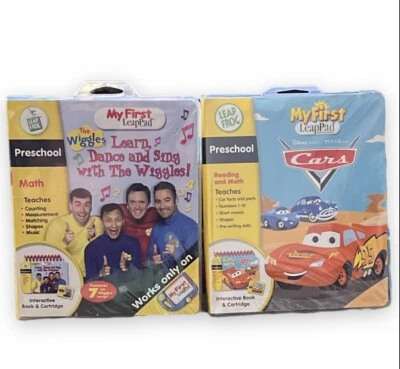 The Wiggles & Cars My First Leap Frog Leap Pad  Interactive Book & Cartridge - Image 1 of 4