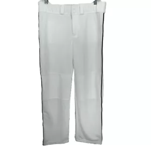 NEW Under Armour UA Youth Boys White YXL 32x27 Lead Off Pants Baseball Loose Fit - Picture 1 of 11