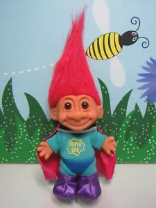 SUPER DAD - 5" Russ Troll Puppe - NEU IN ORIGINAL TASCHE - Letzte - Bild 1 von 3