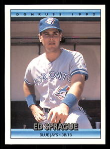 1992 Donruss Ed Sprague #187  Toronto Blue Jays