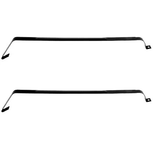 1966 1967 Chevy Chevelle Fuel Gas Tank Straps Black Steel New Dii 1462PB - Picture 1 of 1