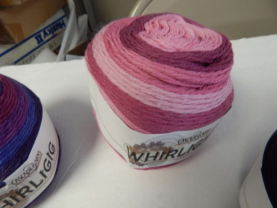 Cascade Yarns Whirligig  superwash merino acrylic yarn 8 Colors  546 yards - Image 1 of 1