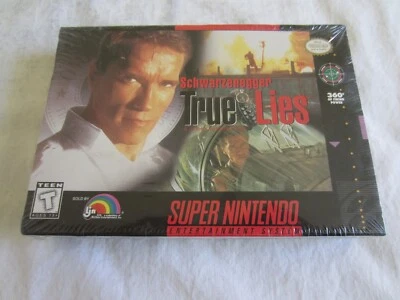 True Lies SNES Super Nintendo Brand New Factory Sealed 1995 Acclaim VERY RARE - Image 1 of 4
