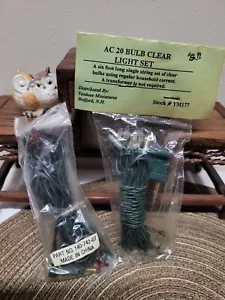 Two sets of 6' light string. 1 clear / 1 multi-color mini bulbs - Picture 1 of 6